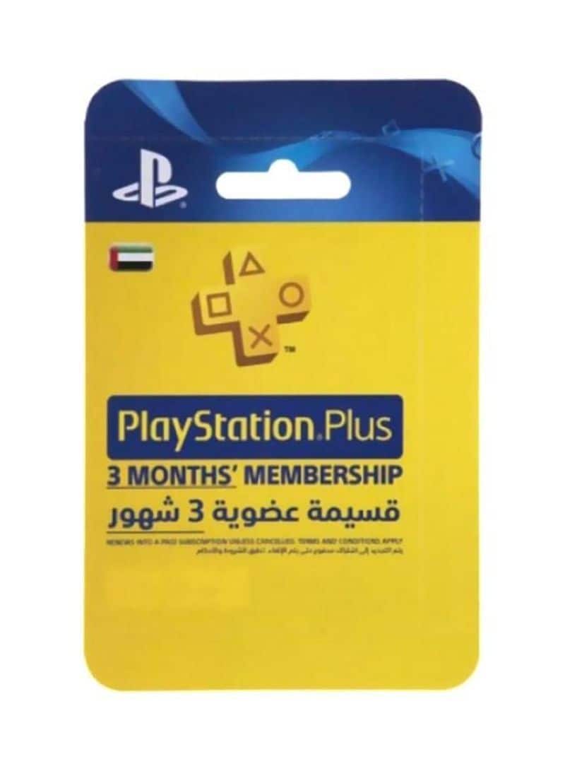 playstation plus 3 month card
